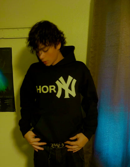 Black Horny Hoodie