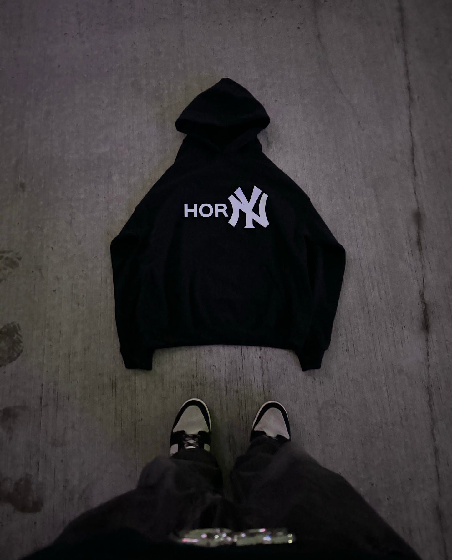 Black Horny Hoodie