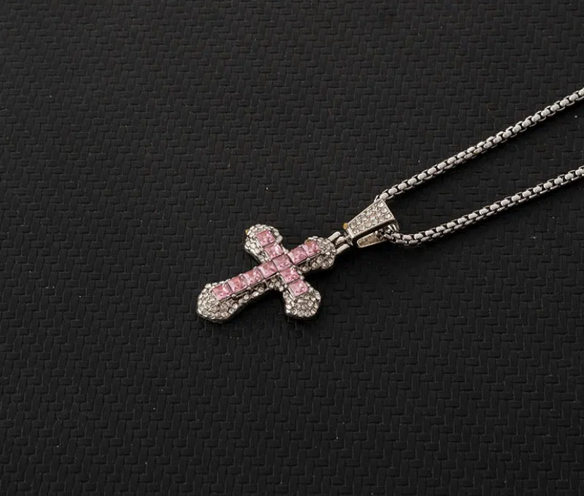 Club Eveil Stainless Steel Cross Necklace