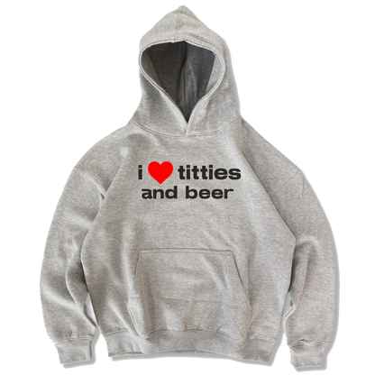 I love titties hoodie