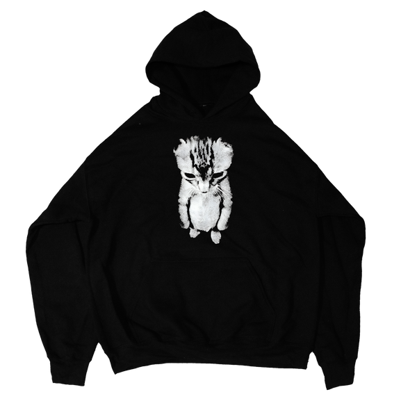 sad cat hoodie
