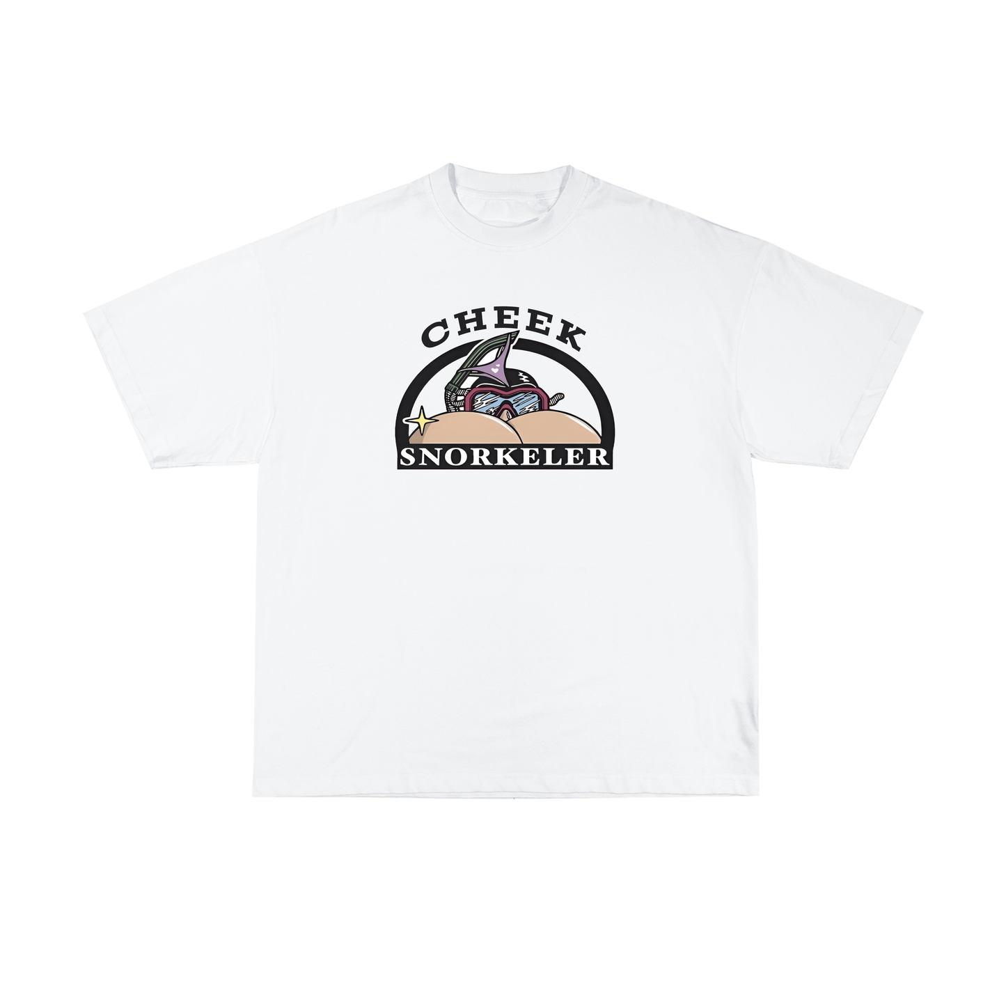 cheek snorkeler tee